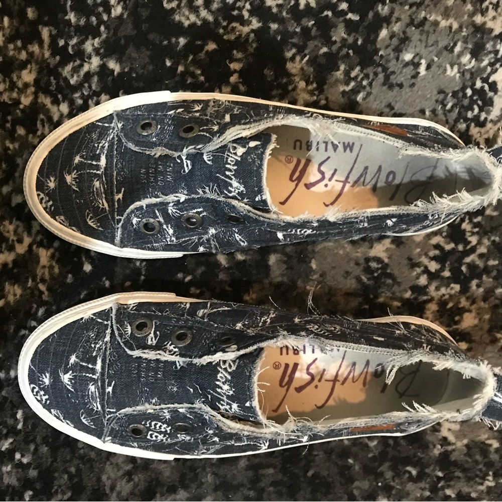 Blowfish Malibu Denim Sneakers - Women’s Size 7
